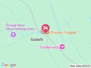 Gatter Fogadó Szalafő a térképen