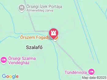 Körtike tanösvény Szalafő a térképen