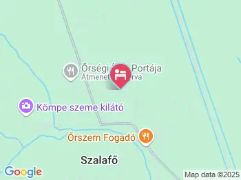 Múltidéző Porta - népi műemlék házak az Őrségben Szalafő a térképen