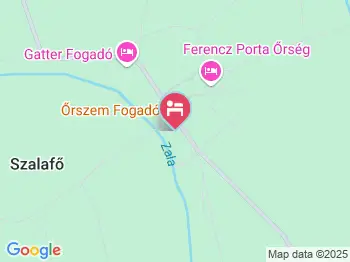 Őrszem Fogadó Szalafő a térképen