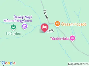 Vendégmarasztaló Porta Szalafő a térképen