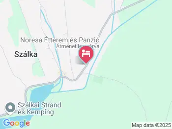 Hirschen Panzió Szálka a térképen