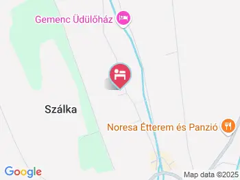 Szintai Vendégház Szálka a térképen