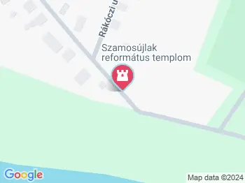Református templom Szamosújlak a térképen