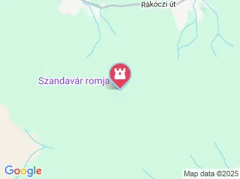 Szanda vára Szanda a térképen