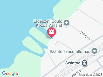 Beach Party szabadstrand Szántód a térképen