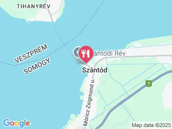 Il Pelso Szántód a térképen