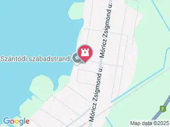 Rigó utcai szabadstrand Szántód a térképen