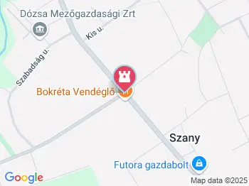 Trianon emlékmű Szany a térképen