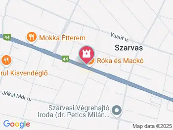 Árpád fejedelem mellszobra Szarvas a térképen