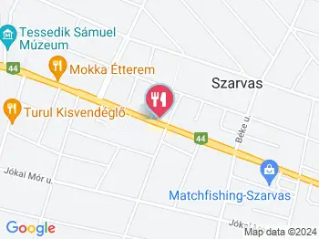 Árpád Kávézó & Romkocsma Szarvas a térképen