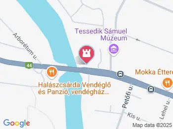 Bolza-kastély Szarvas a térképen