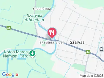 Ciprus Étterem Szarvas a térképen