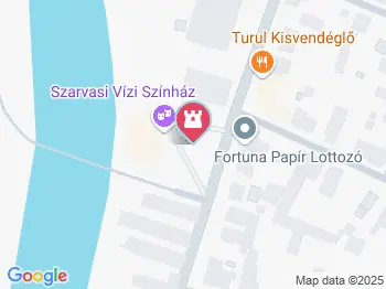 Fontana-szobor Szarvas a térképen