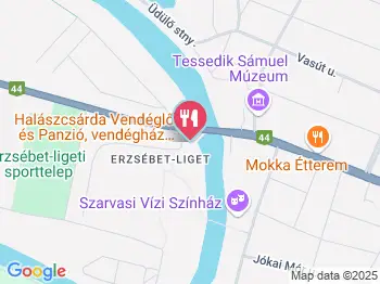 Halászcsárda Vendéglő Szarvas a térképen