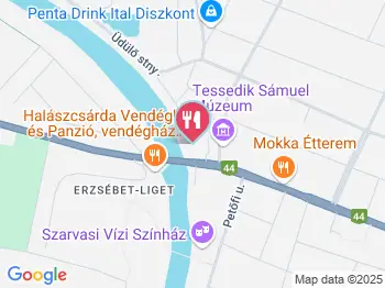 Korona Gyorsétterem Szarvas a térképen