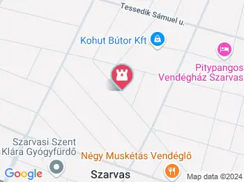 Manufakturális Szabómúzeum Szarvas a térképen