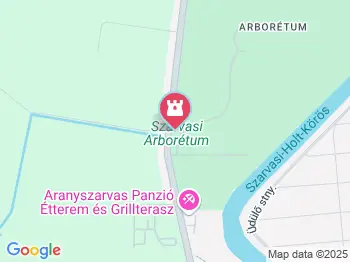 Szarvasi Arborétum Szarvas a térképen