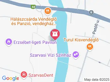 Szarvasi mocsárciprusok Szarvas a térképen