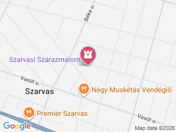 Szarvasi Szárazmalom Szarvas a térképen