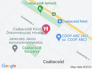 Te + Én Büfé Szarvas a térképen