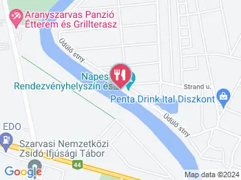 Tengerpart Szarvas a térképen