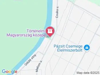 Történelmi Magyarország közepe Szarvas a térképen