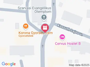 Újratelepítési emlékmű Szarvas a térképen