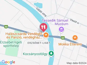 Újváros Bisztró Szarvas a térképen