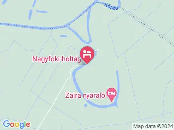 Virág Üdülőház Szarvas a térképen