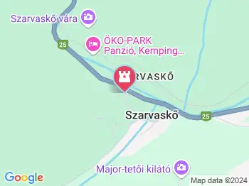 Szarvaskői geológiai tanösvény Szarvaskő a térképen