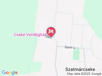 Cseke Vendégház Szatmárcseke a térképen