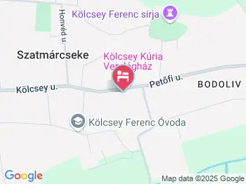 Kölcsey Kúria Vendégház Szatmárcseke a térképen