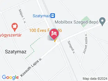 100 Éves Fogadó Szatymaz a térképen