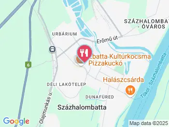 Hotel Training étterme Százhalombatta a térképen