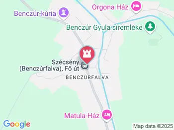 Benczúr Gyula Mauzóleum Szécsény a térképen