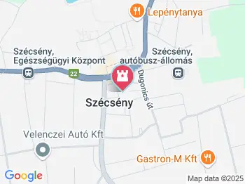 Kaláris Viselettár Szécsény a térképen