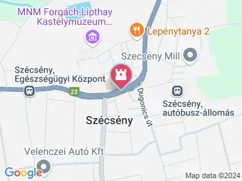 Szécsényi tűztorony Szécsény a térképen