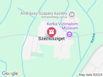 Bivalyrezervátum Szécsisziget a térképen