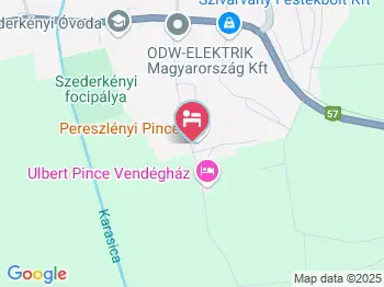 Ulbert Pince Vendégház Szederkény a térképen