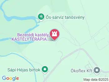 Bezerédj kastély Szedres a térképen