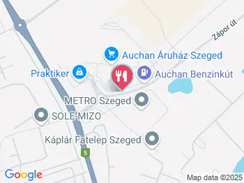 360° Étterem Szeged a térképen