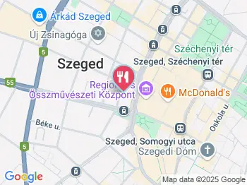 A2 Gastro Caffé Szeged a térképen