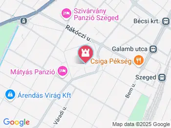 Alsóvárosi Ferences Látogatóközpont Szeged a térképen