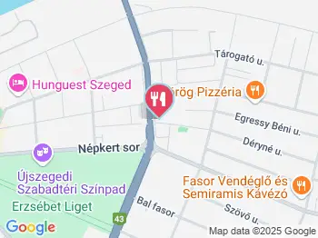 Amígó Presszó Szeged a térképen