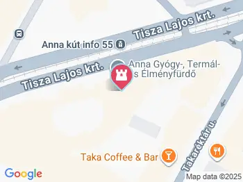 Anna Gyógy-, Termál és Élményfürdő Szeged a térképen