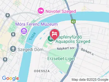 Aquarius Vendégház Szeged a térképen