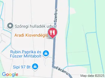 Aradi kisvendéglő Szeged a térképen