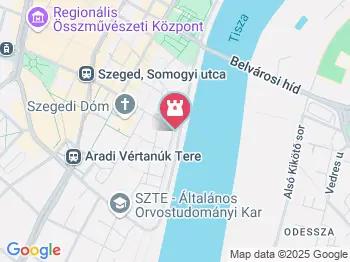 Aranycsapat Szeged a térképen