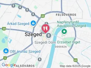 Átrium Pizzéria és Étterem Szeged a térképen